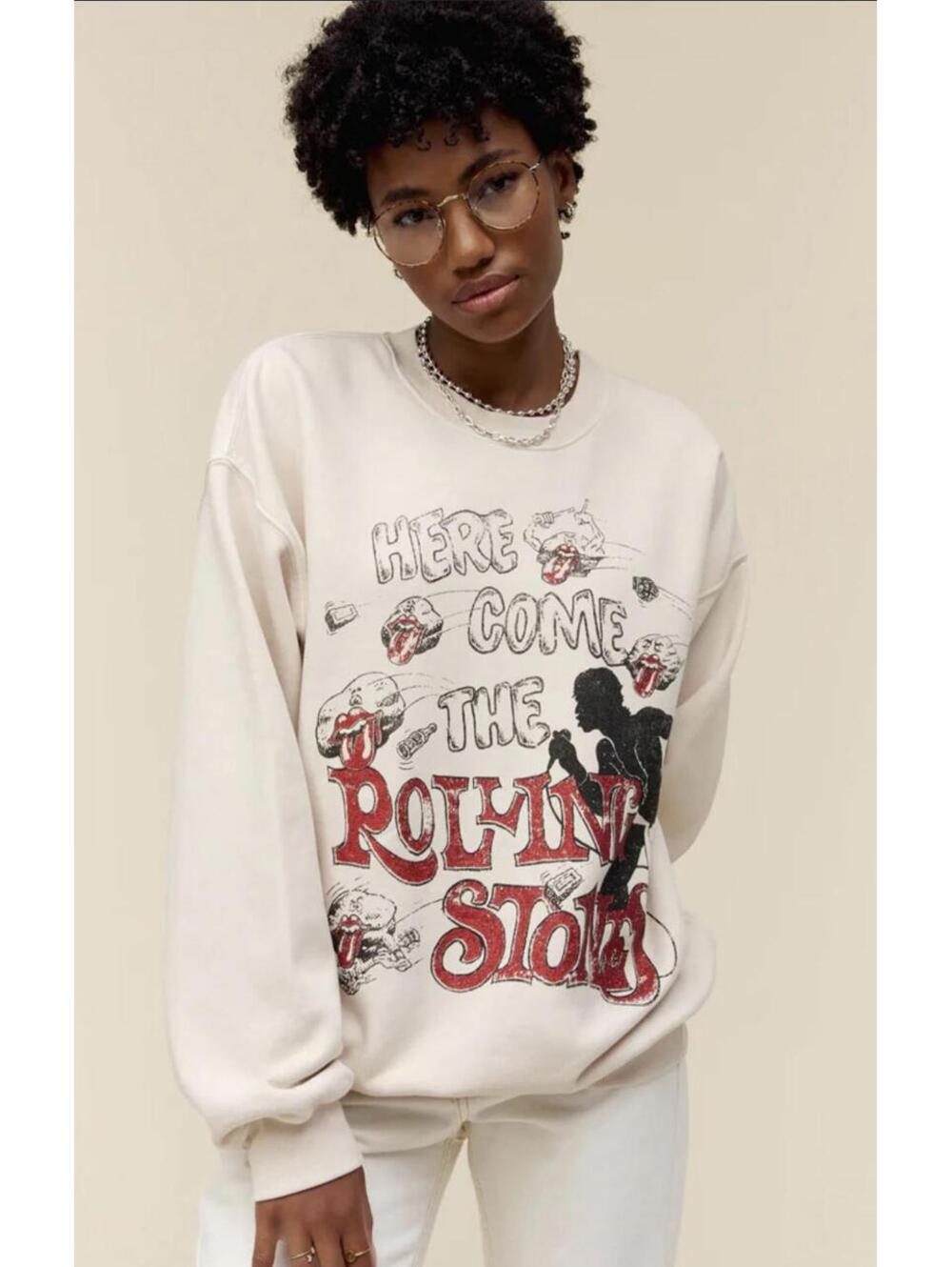 Daydreamer Here Comes The Rolling Stones Crewneck (S)